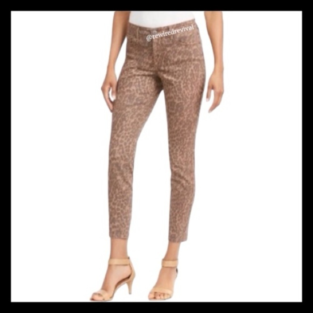 Style & Co Wild Puma Brown Mid Rise Curvy-Fit Skinny Jeans Size 16